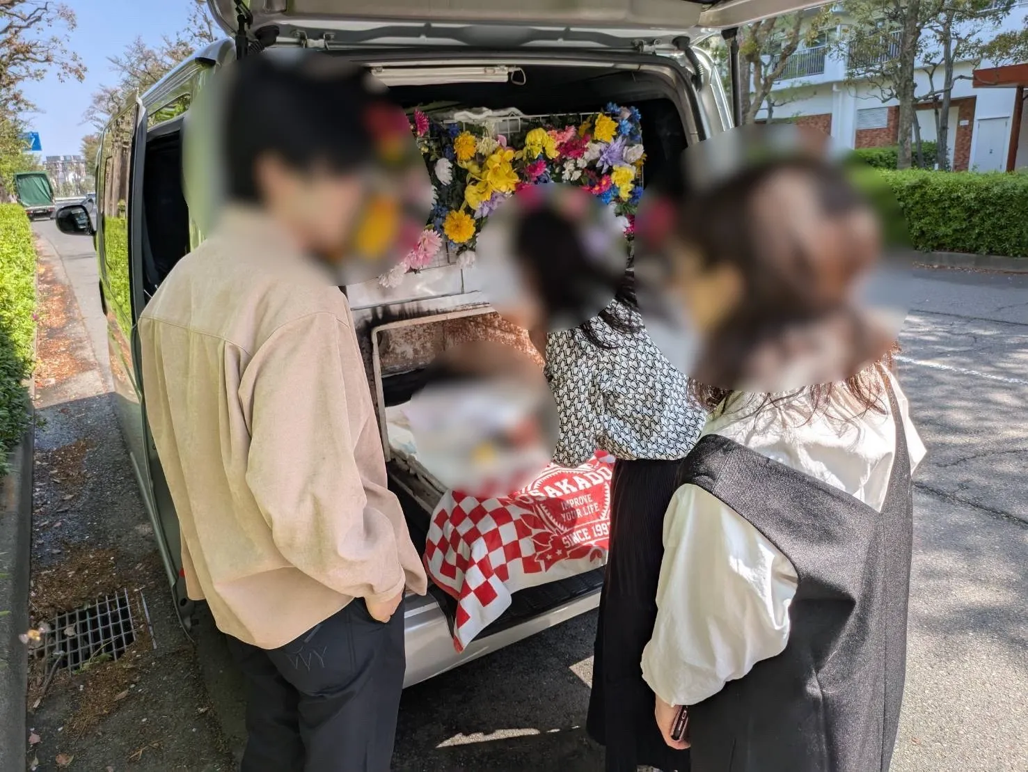 練馬区でお嬢様がかわいがられていたうさぎちゃんをお見送りしました